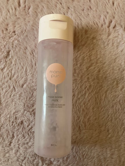 ももぷり 潤いバリア乳液のクチコミ「ももぷり 潤いバリア乳液
使い切りです♪
もものいい香り❤️
保湿されます!
#ツヤ肌.....」(1枚目)