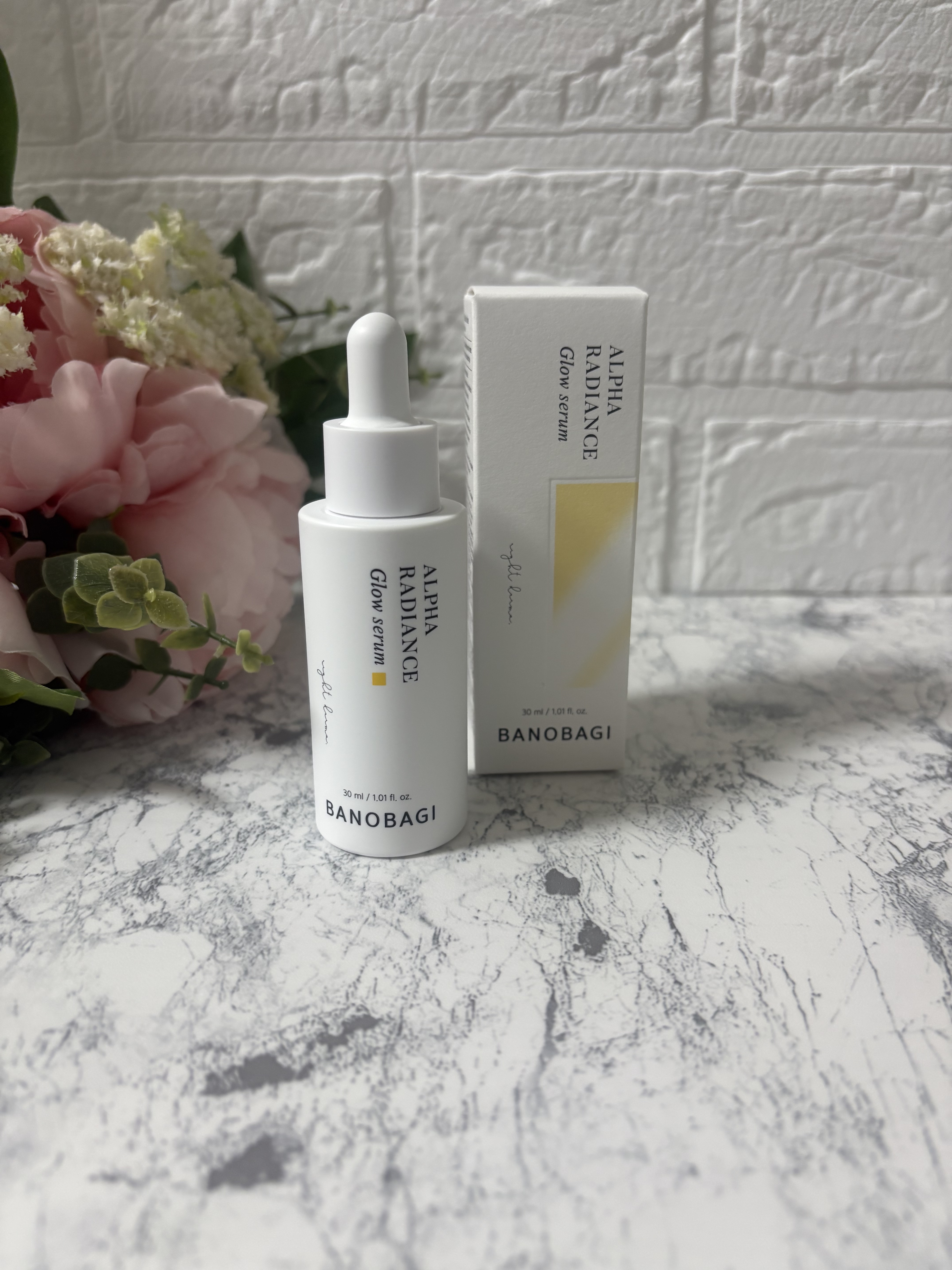 アルファラディアンスグローセラム/BANOBAGI/美容液を使ったクチコミ（1枚目）