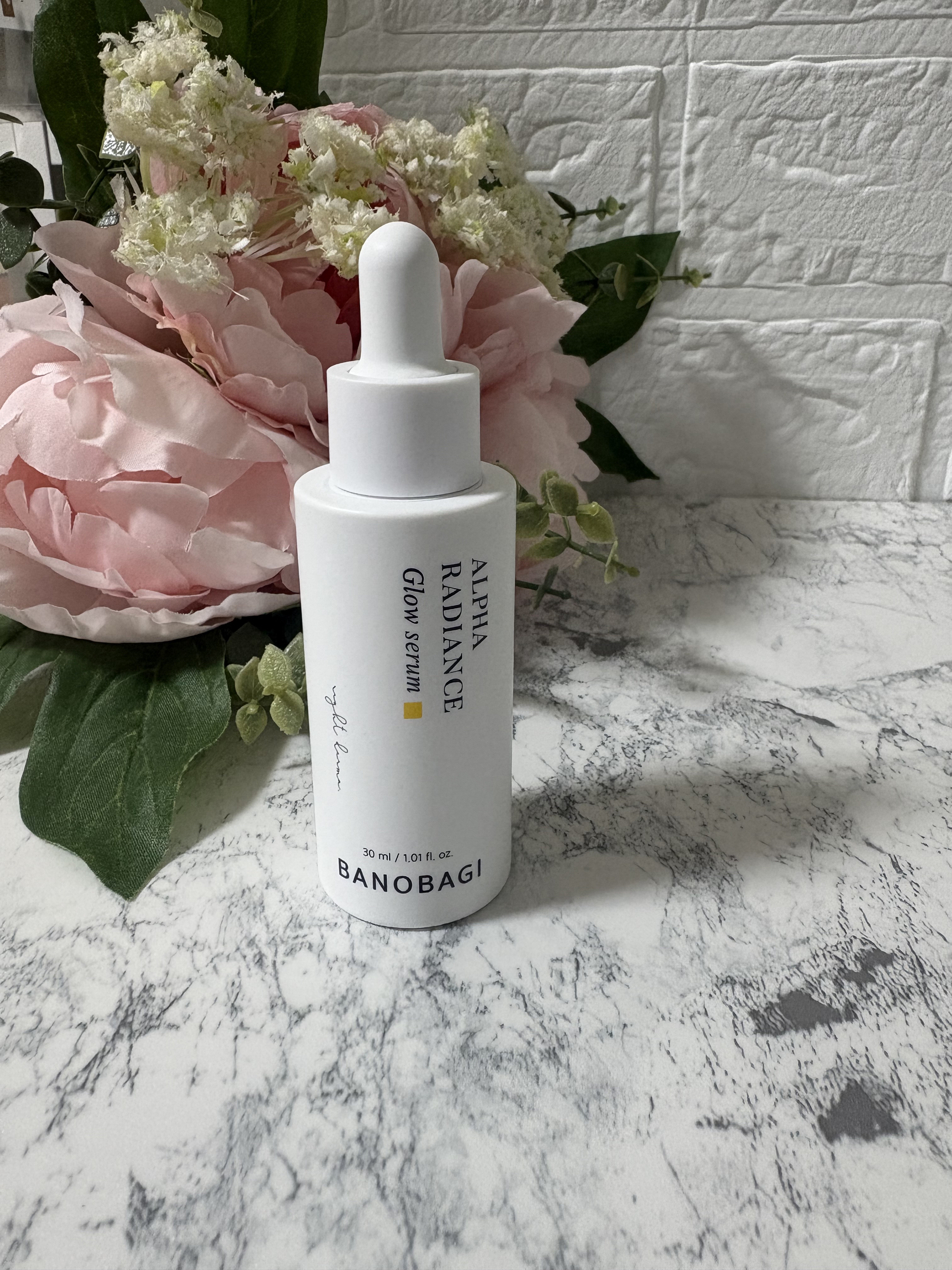 アルファラディアンスグローセラム/BANOBAGI/美容液を使ったクチコミ（2枚目）