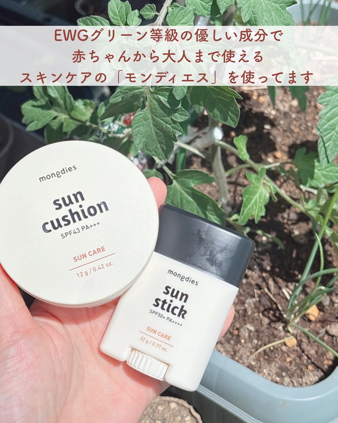 日焼け止めクッション SPF 43 PA+++/モンディエス/日焼け止めローションを使ったクチコミ（2枚目）