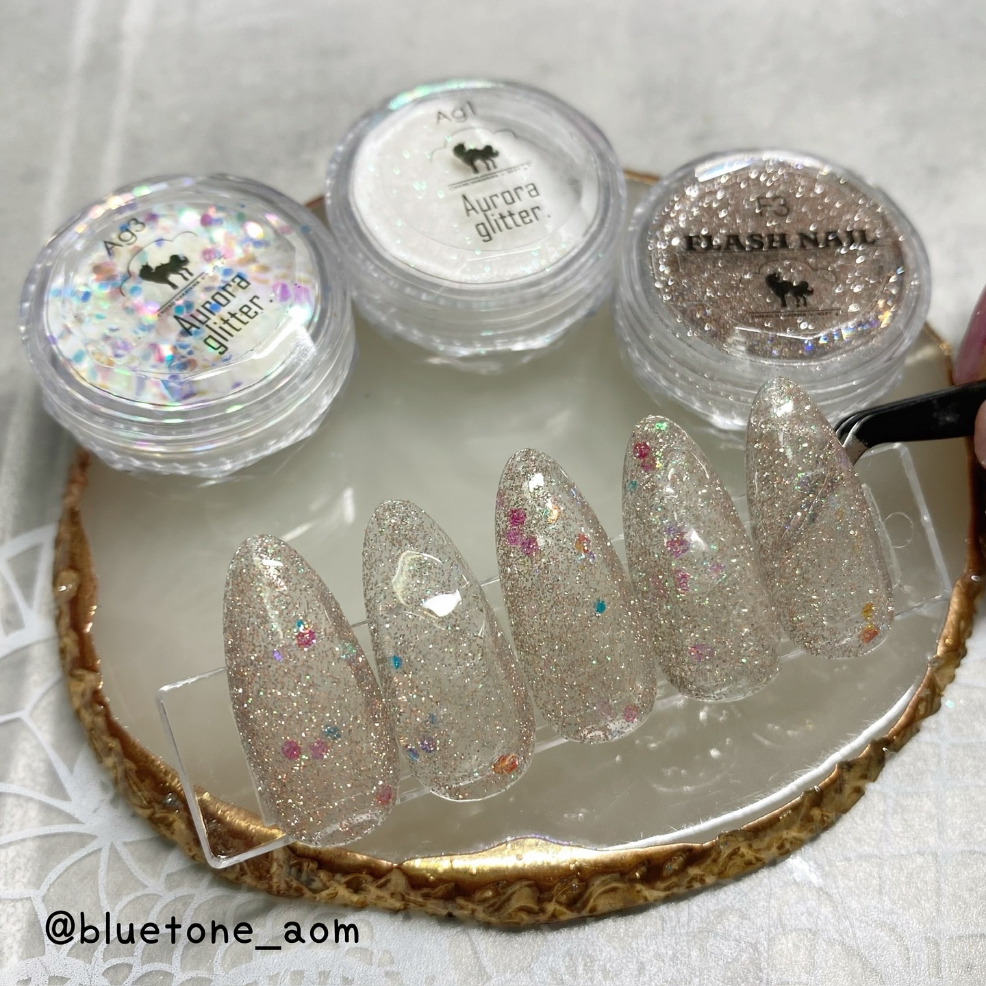 フラッシュパウダー/WSPT JAPAN/ネイル用品を使ったクチコミ（1枚目）