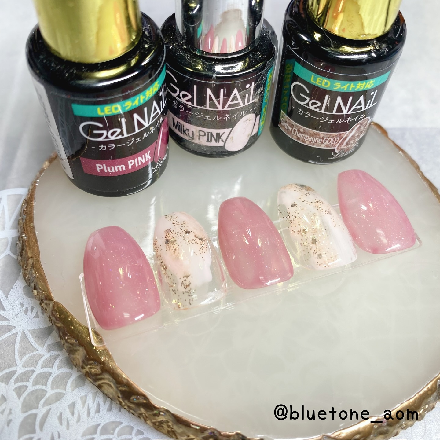 ジェルネイル（ライト対応）/セリア/ジェルネイルを使ったクチコミ（1枚目）