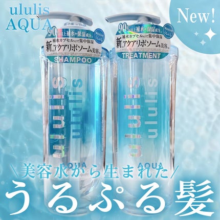 ウルリス アクア ウォーターコンク モイスチャー シャンプー / ヘアトリートメント/ululis/市販シャンプーを使ったクチコミ(1枚目)