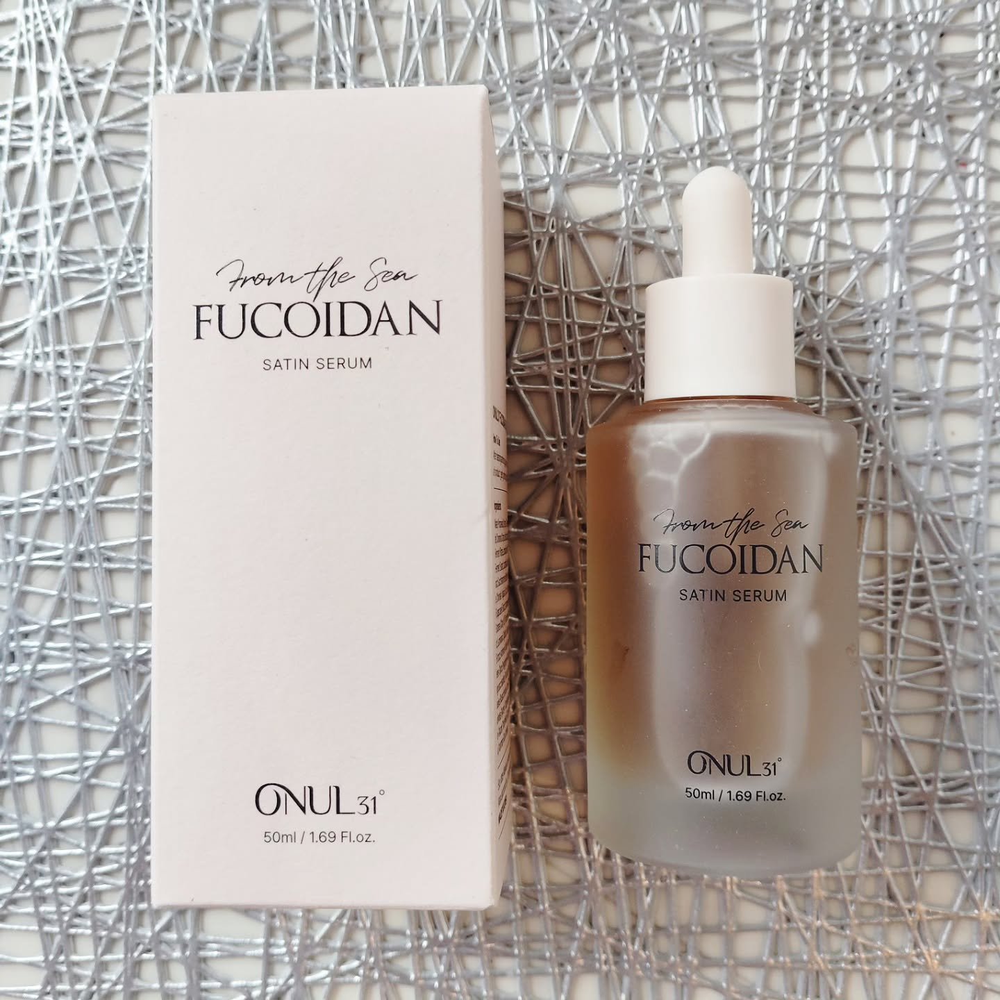 フコイダンサテンセラム/ONUL31/美容液を使ったクチコミ（1枚目）