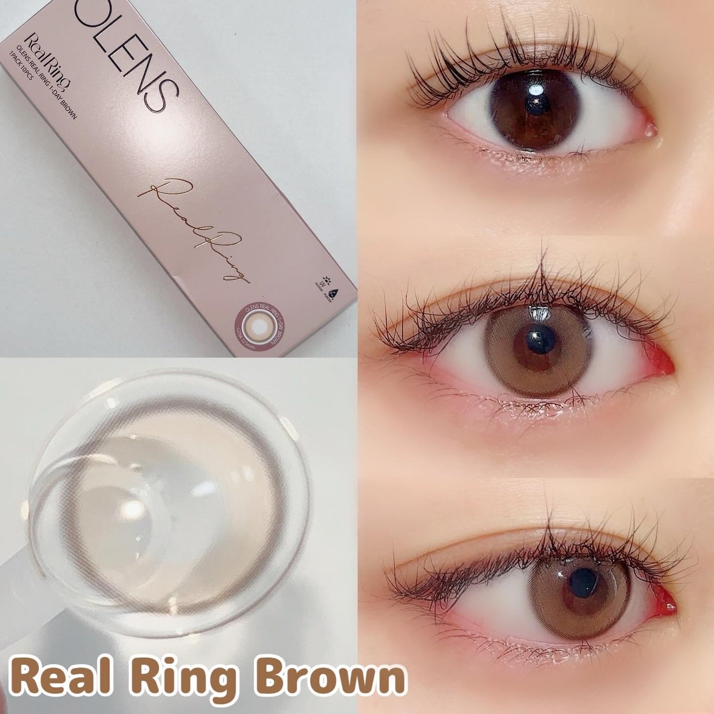 Real Ring 1day/OLENS/ワンデー(1DAY)カラコンを使ったクチコミ(5枚目)