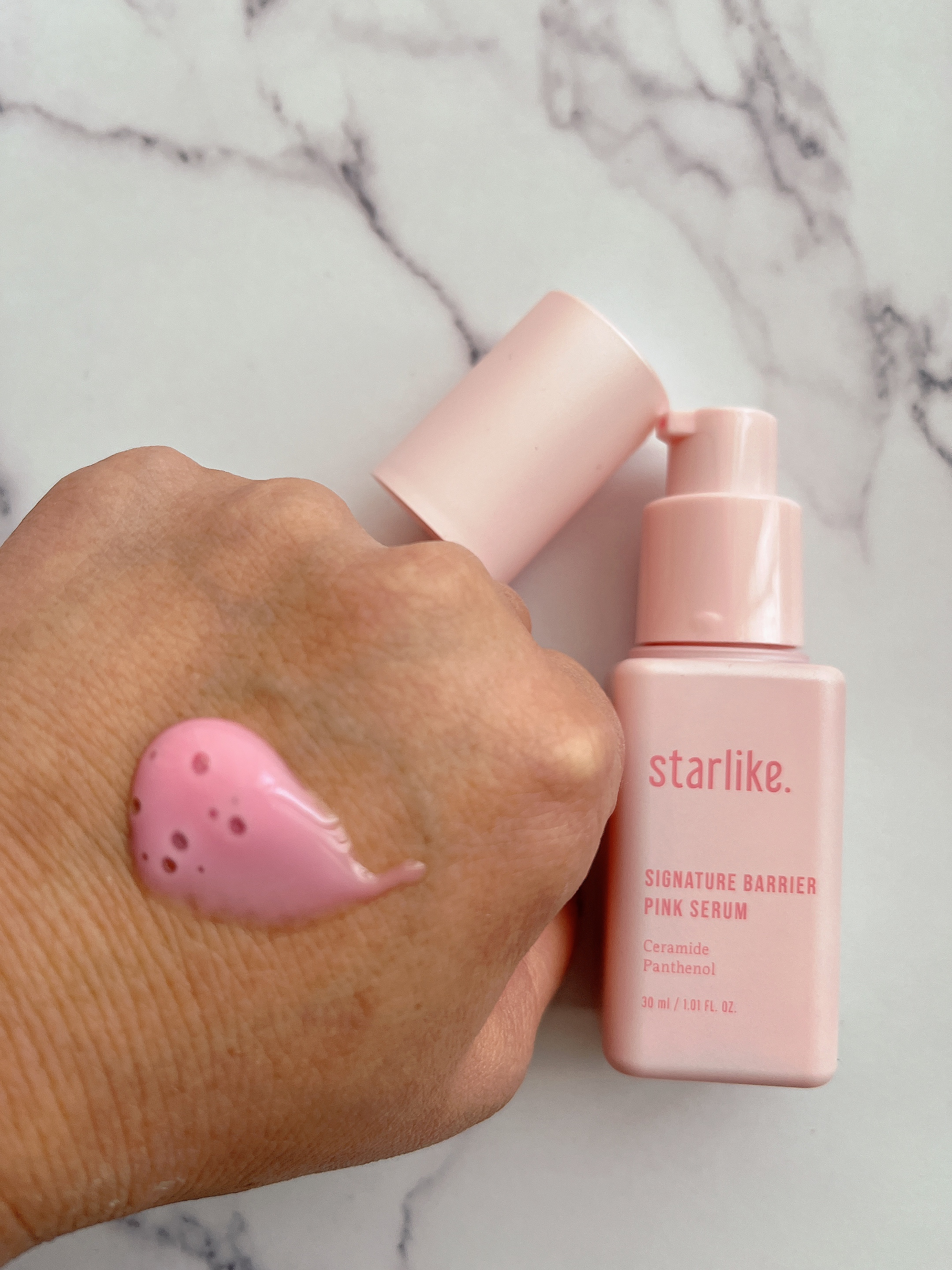 シグネチャーベリアピンクセラム/STARLIKE/美容液を使ったクチコミ（3枚目）