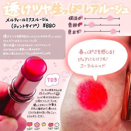 ステイオンバームルージュ/キャンメイク/口紅を使ったクチコミ(2枚目)