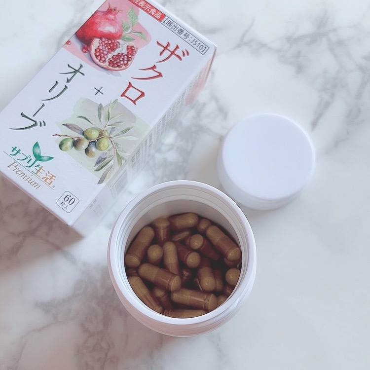 ザクロ+オリーブ/さぽらいふ/健康サプリメントを使ったクチコミ（2枚目）