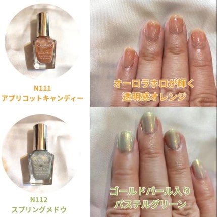 カラフルネイルズ/キャンメイク/マニキュアを使ったクチコミ(2枚目)