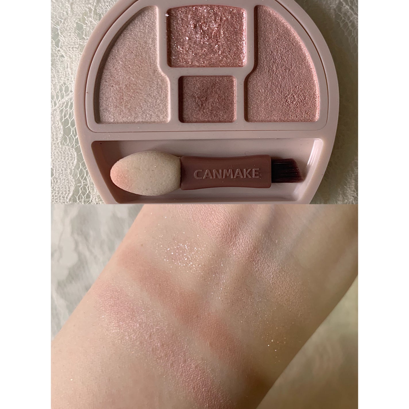 プランぷくコーデアイズ/キャンメイク/パウダーアイシャドウを使ったクチコミ(3枚目)