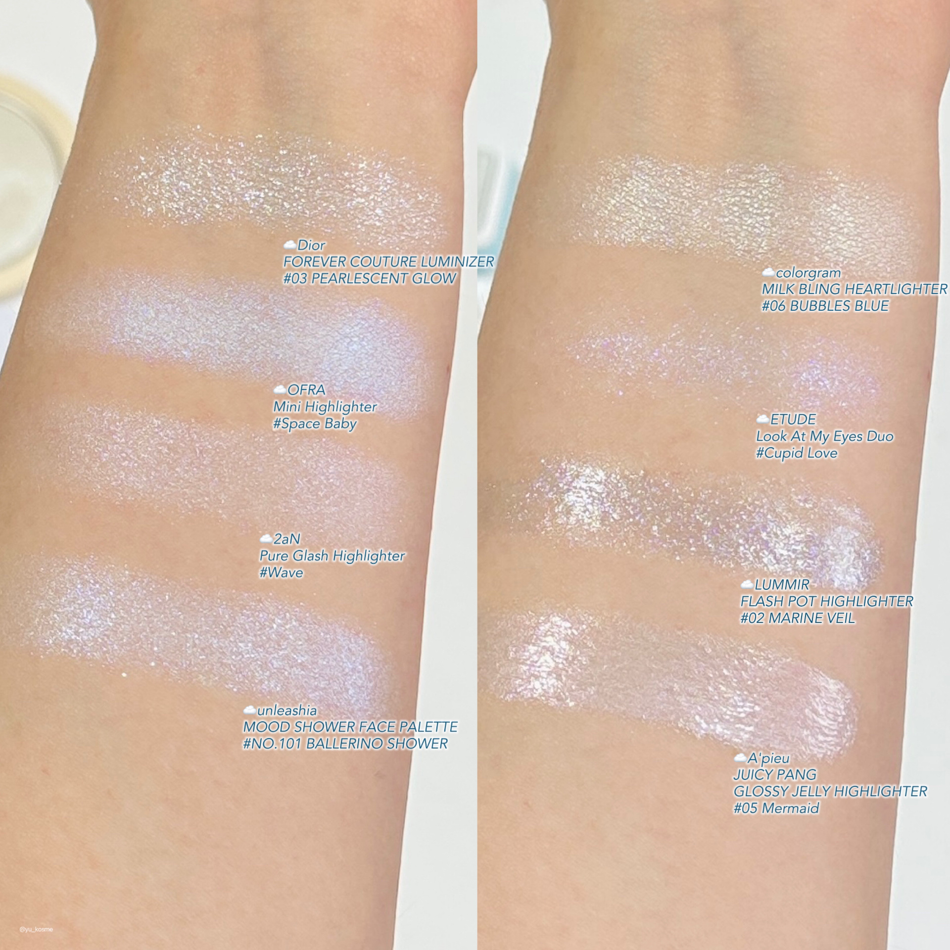 ジューシーパン グロッシージェリーハイライター/A’pieu/クリームハイライトを使ったクチコミ（3枚目）