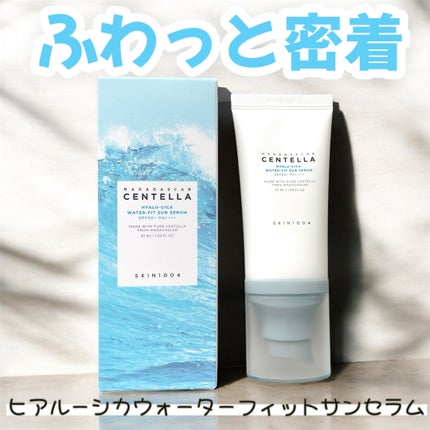 ヒアルーシカ ウォーターフィット サンセラム/SKIN1004/日焼け止めローションを使ったクチコミ(1枚目)