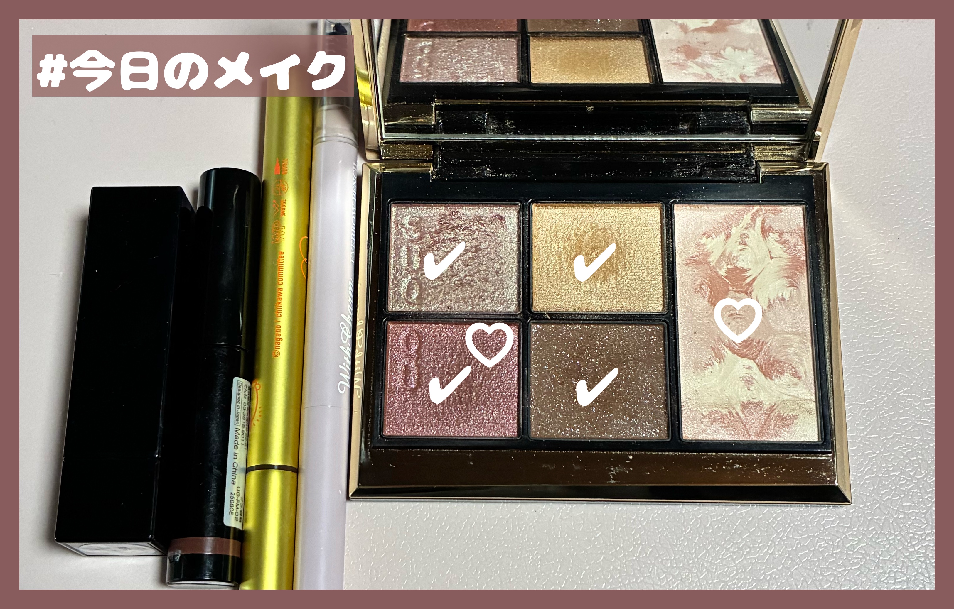 #&withcharm アイブロウペンシル丸芯/DAISO/アイブロウペンシルを使ったクチコミ（1枚目）