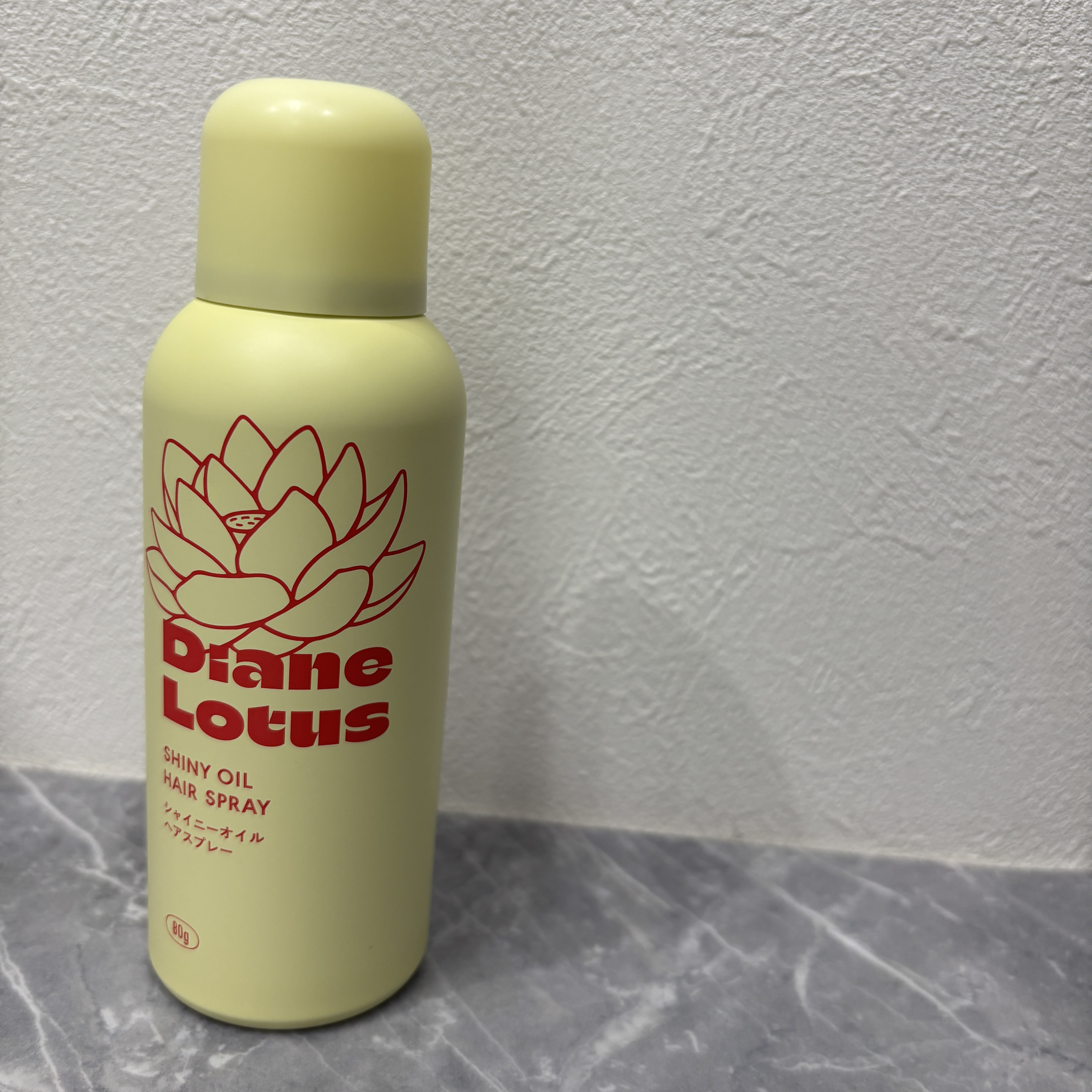 ロータス シャイニーオイル ヘアスプレー ピーチ＆ホワイトティーの香り/ダイアン/ヘアスプレーを使ったクチコミ（1枚目）