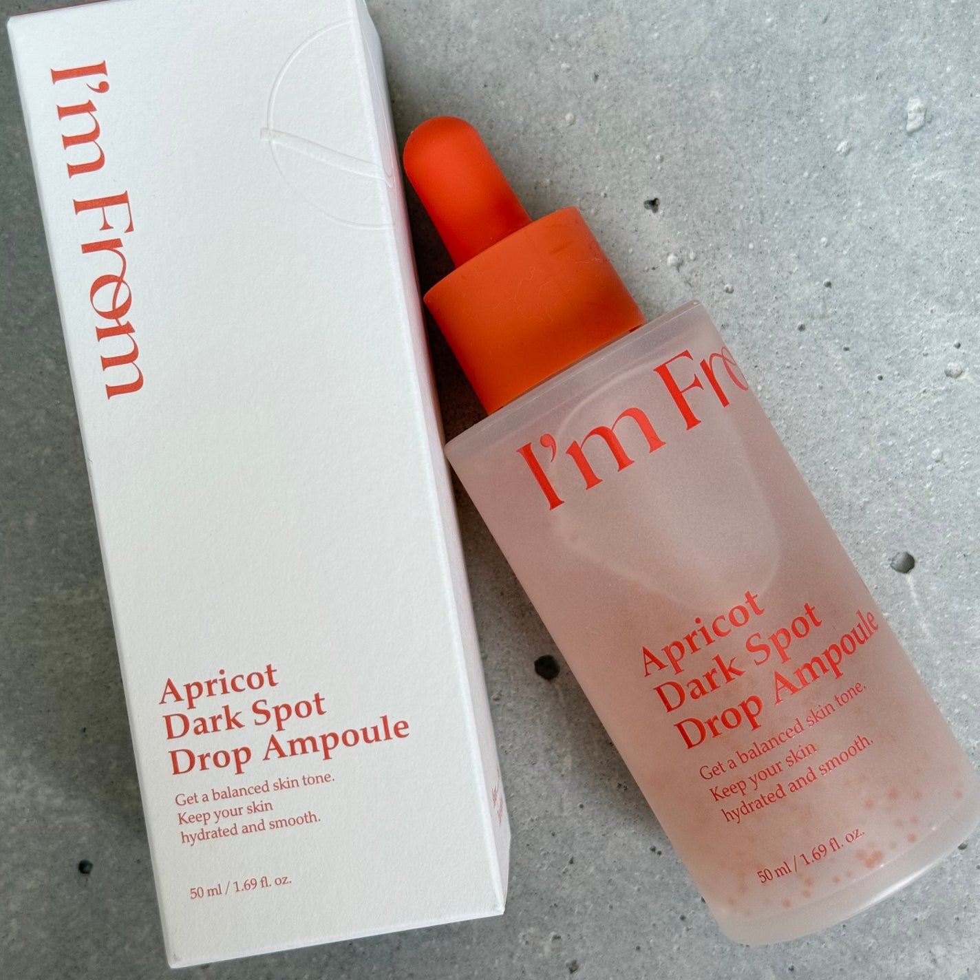 アプリコットダークスポットドロップアンプル/I'm from/美容液を使ったクチコミ(5枚目)