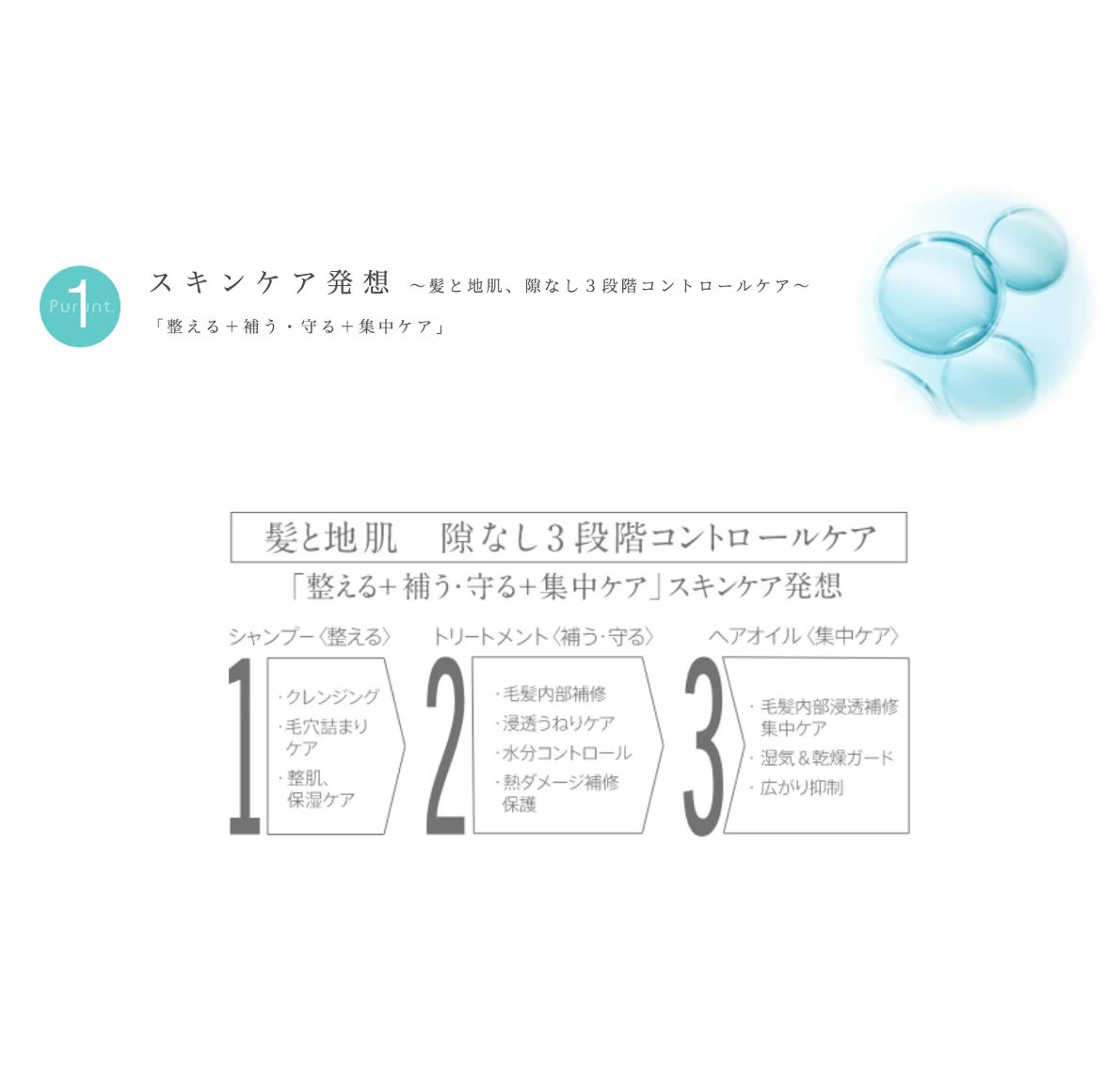 プルント コントロール美容液シャンプー/トリートメント/Purunt./市販シャンプーを使ったクチコミ(4枚目)