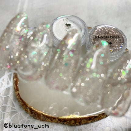 フラッシュパウダー/WSPT JAPAN/ネイル用品を使ったクチコミ(4枚目)