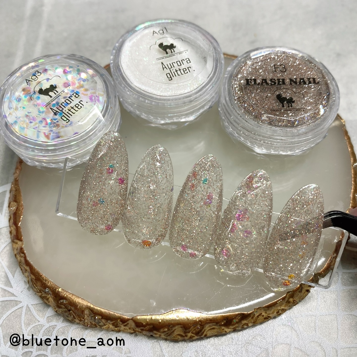 フラッシュパウダー/WSPT JAPAN/ネイル用品を使ったクチコミ（2枚目）