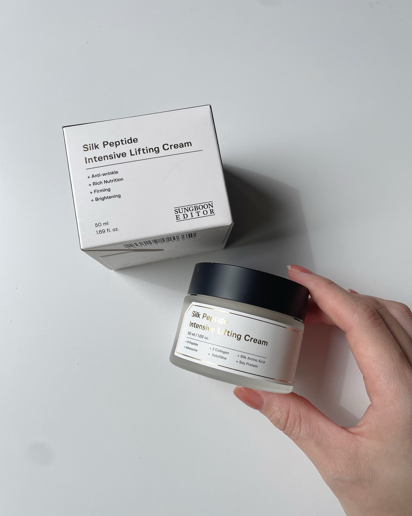 シルクペプチドインテンシブリフティングクリーム/SUNGBOON EDITOR（成分エディター）/フェイスクリームを使ったクチコミ（1枚目）