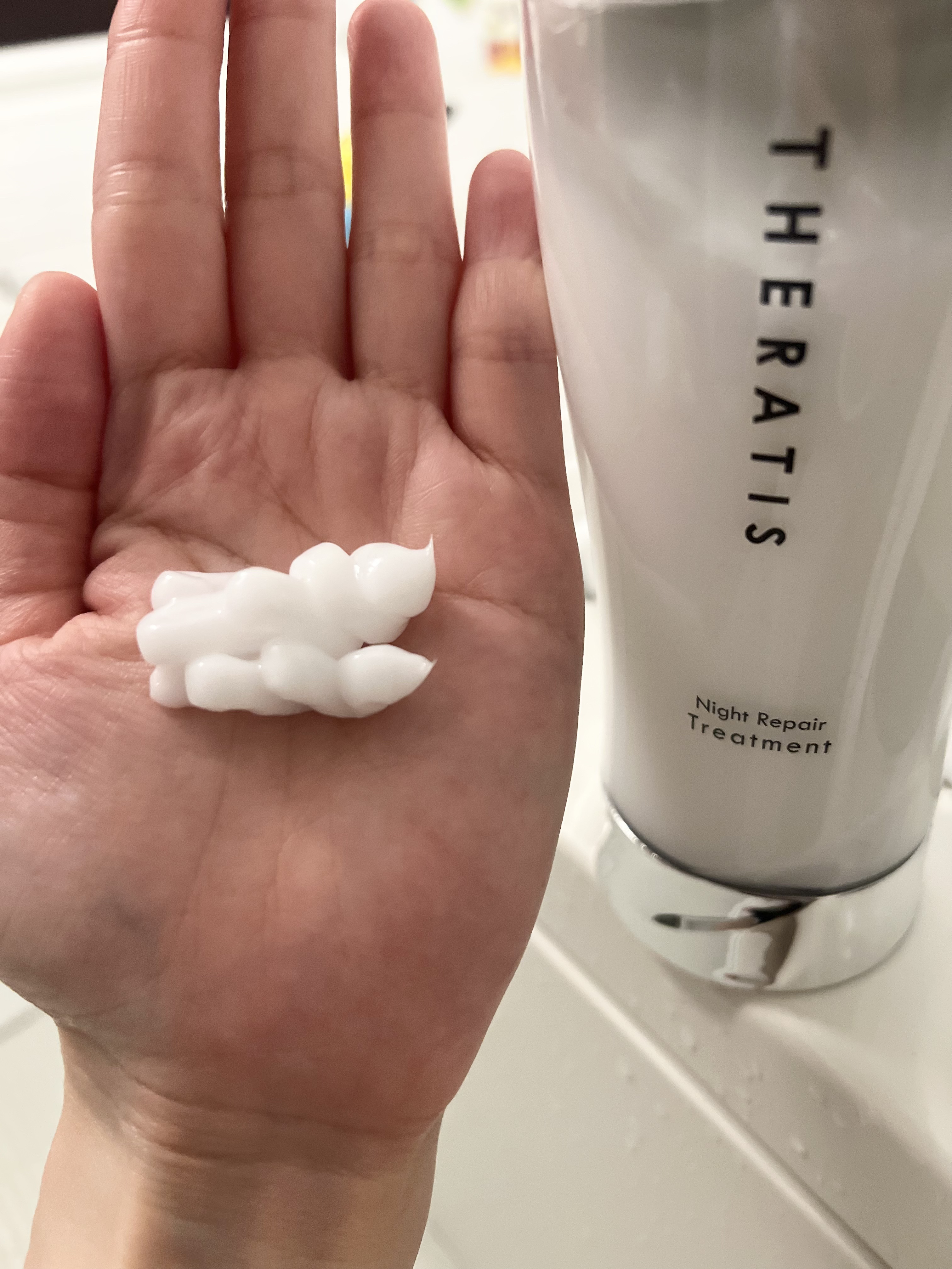 ナイトリペア シャンプー/ヘアトリートメント/THERATIS/シャンプー・コンディショナーを使ったクチコミ（3枚目）