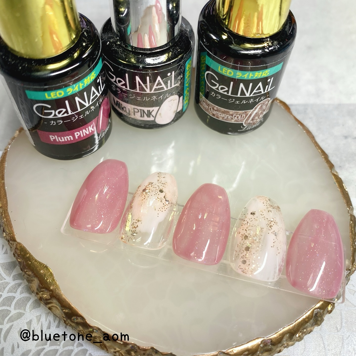 ジェルネイル（ライト対応）/セリア/ジェルネイルを使ったクチコミ（2枚目）