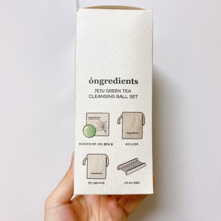 Jeju Green Tea Cleansing Ball/Ongredients/洗顔石鹸を使ったクチコミ(5枚目)