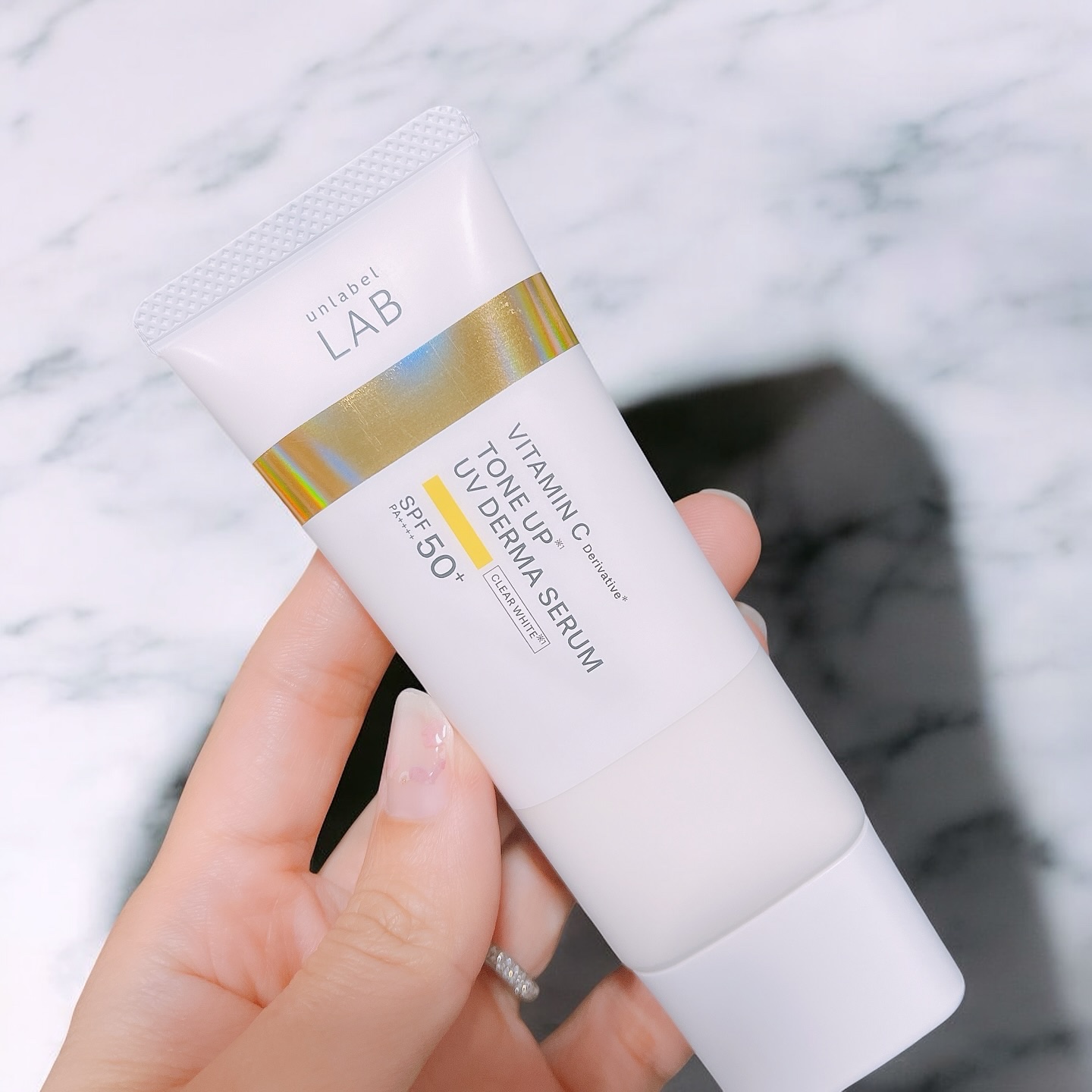 アンレーベル ラボ V トーンアップ UVセラム/unlabel/日焼け止めクリームを使ったクチコミ（2枚目）