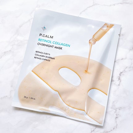 レチノール コラーゲン オーバーナイト マスク/P.CALM/シートマスク・パックを使ったクチコミ(4枚目)