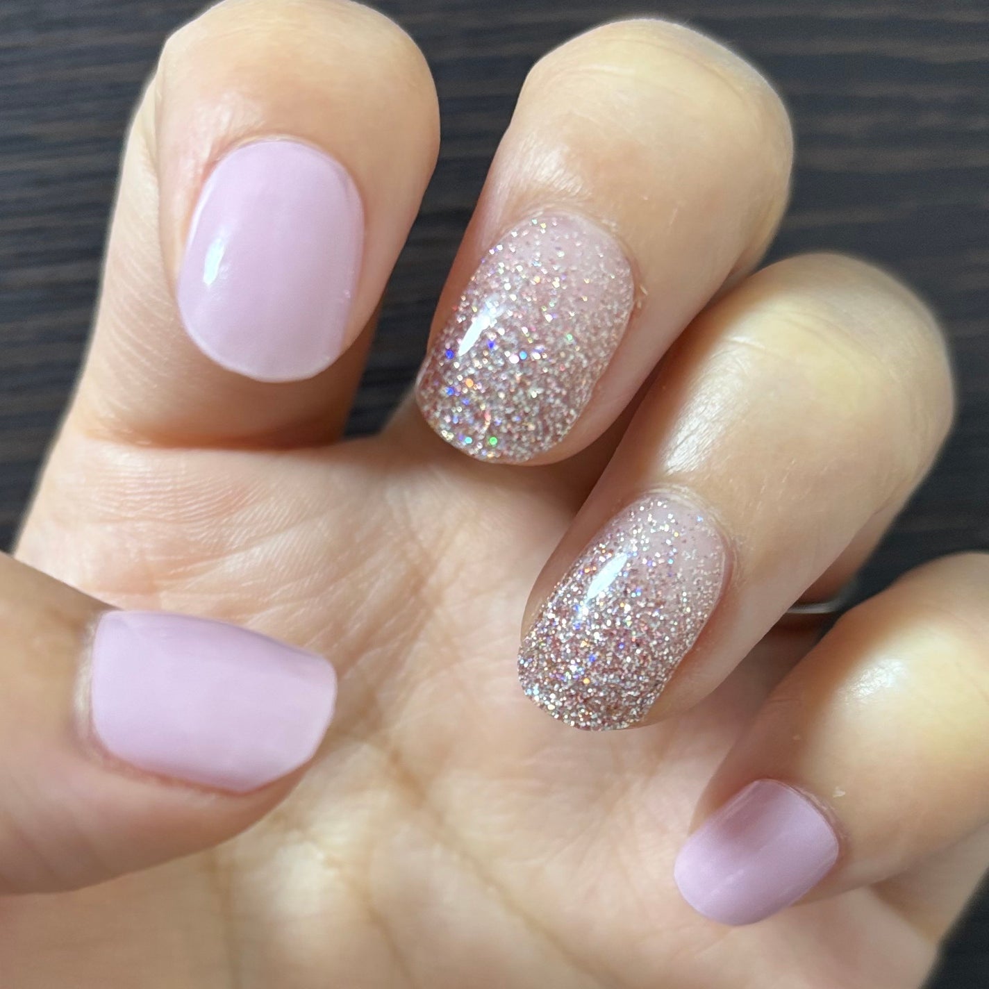 セミキュアジェルネイル(ハンド)/ohora/ネイルシールを使ったクチコミ(2枚目)