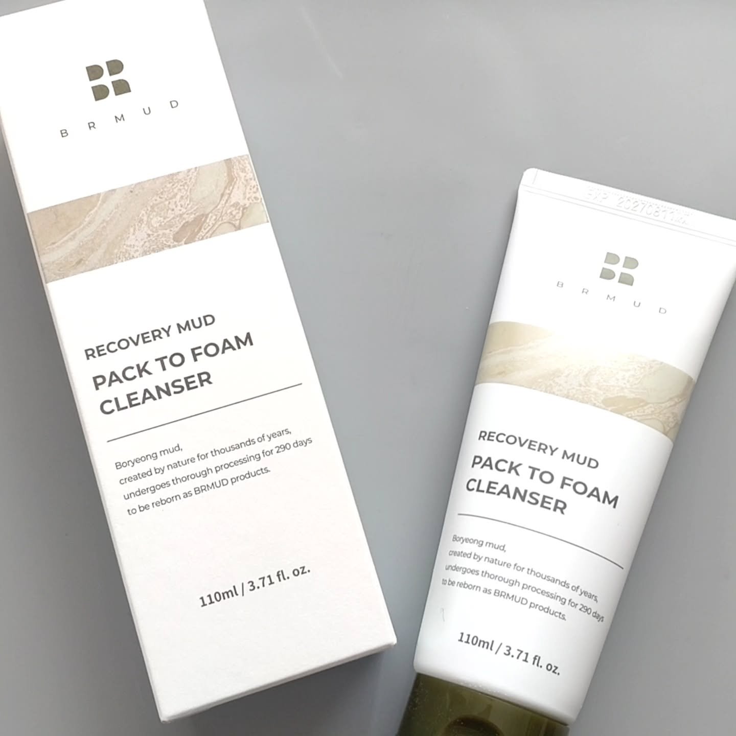 リカバリーマッドバックツーフォームクレンザー/BRMUD/洗顔フォームを使ったクチコミ（1枚目）