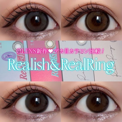 Real Ring 1day/OLENS/ワンデー(1DAY)カラコンを使ったクチコミ(1枚目)