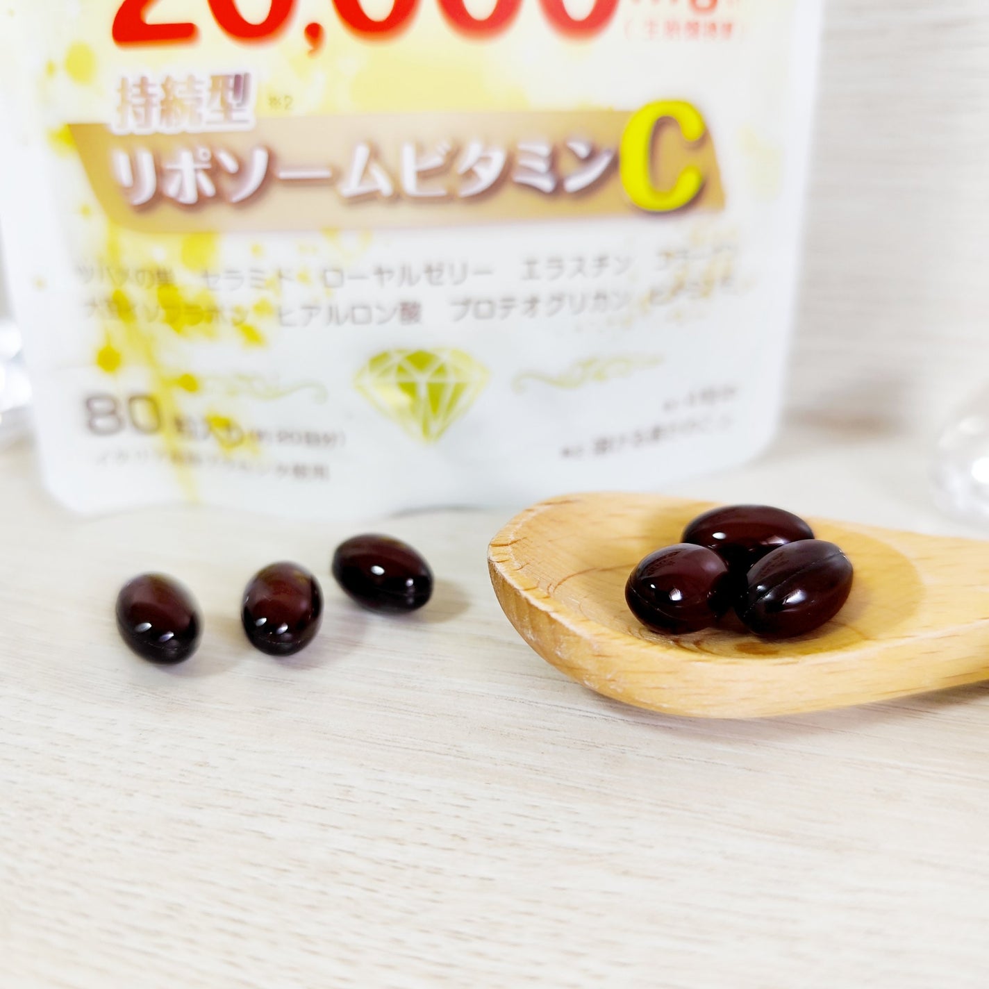 プラセンタ20000 リポソームビタミンC/マルマンH&B/美容サプリメントを使ったクチコミ(3枚目)