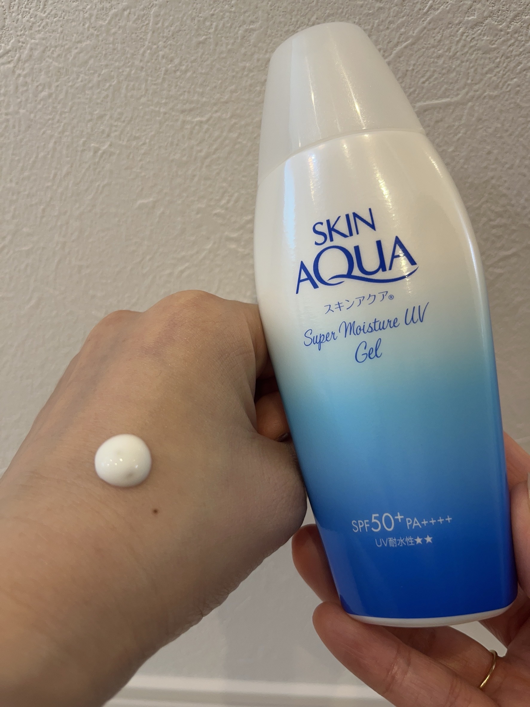 スキンアクア スーパーモイスチャージェル/スキンアクア/日焼け止めジェルを使ったクチコミ（1枚目）