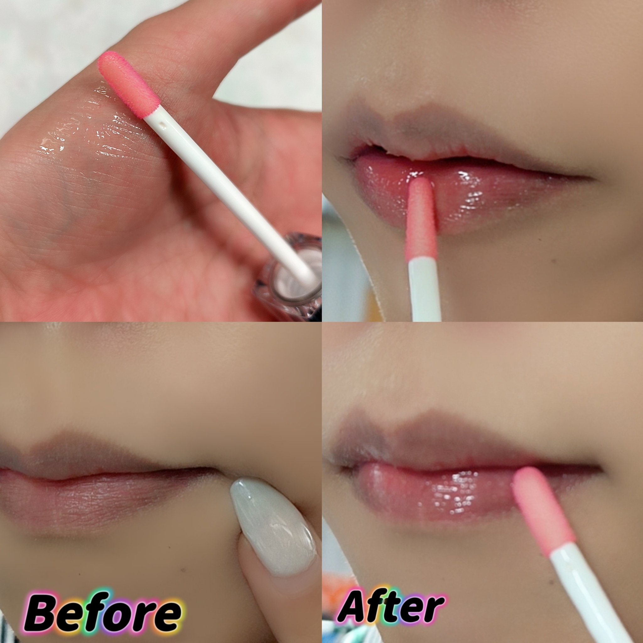 キューミ―ボムショットリッププランパー/AGARISM/リッププランパーを使ったクチコミ（2枚目）