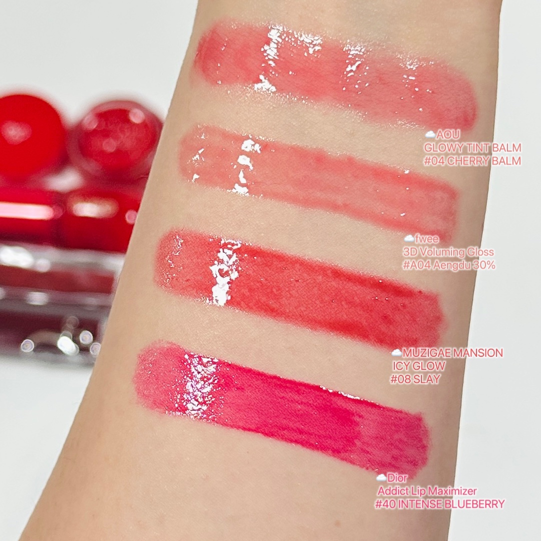 アイシーグロウティント/MUZIGAE MANSION/口紅を使ったクチコミ（2枚目）