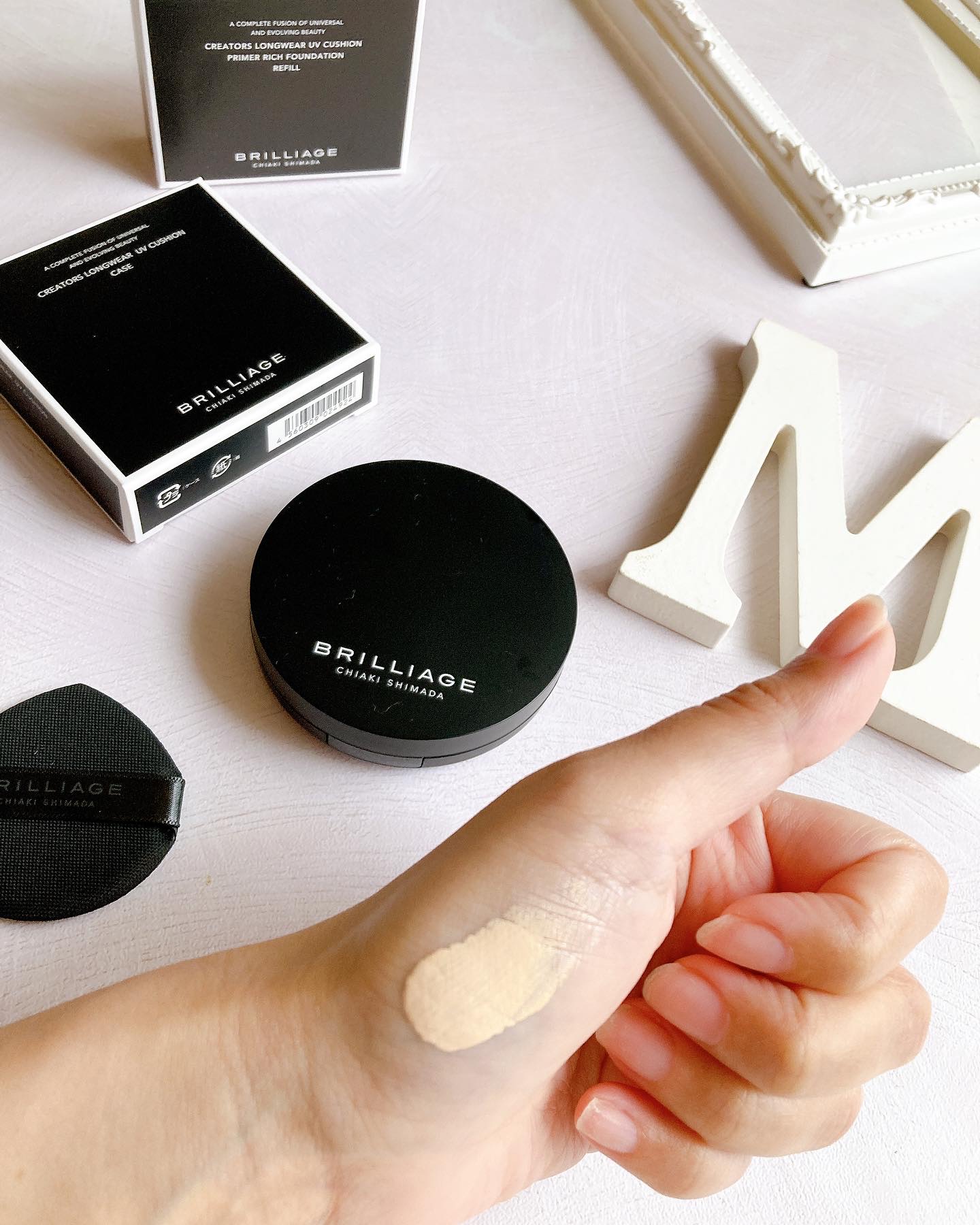 クリエイターズ ロングウェア UV クッション プライマー リッチ ファンデーション/ブリリアージュ/クッションファンデーションを使ったクチコミ（3枚目）