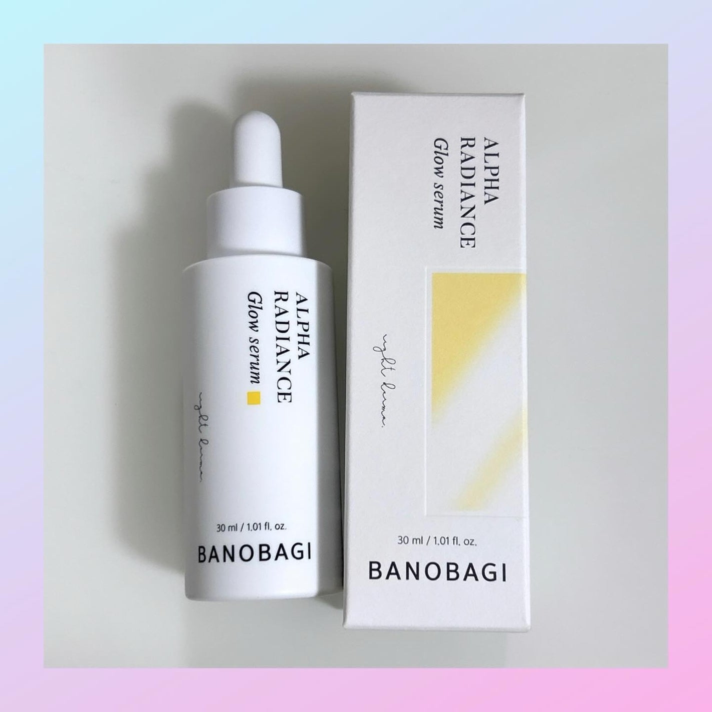 アルファラディアンスグローセラム/BANOBAGI/美容液を使ったクチコミ(1枚目)