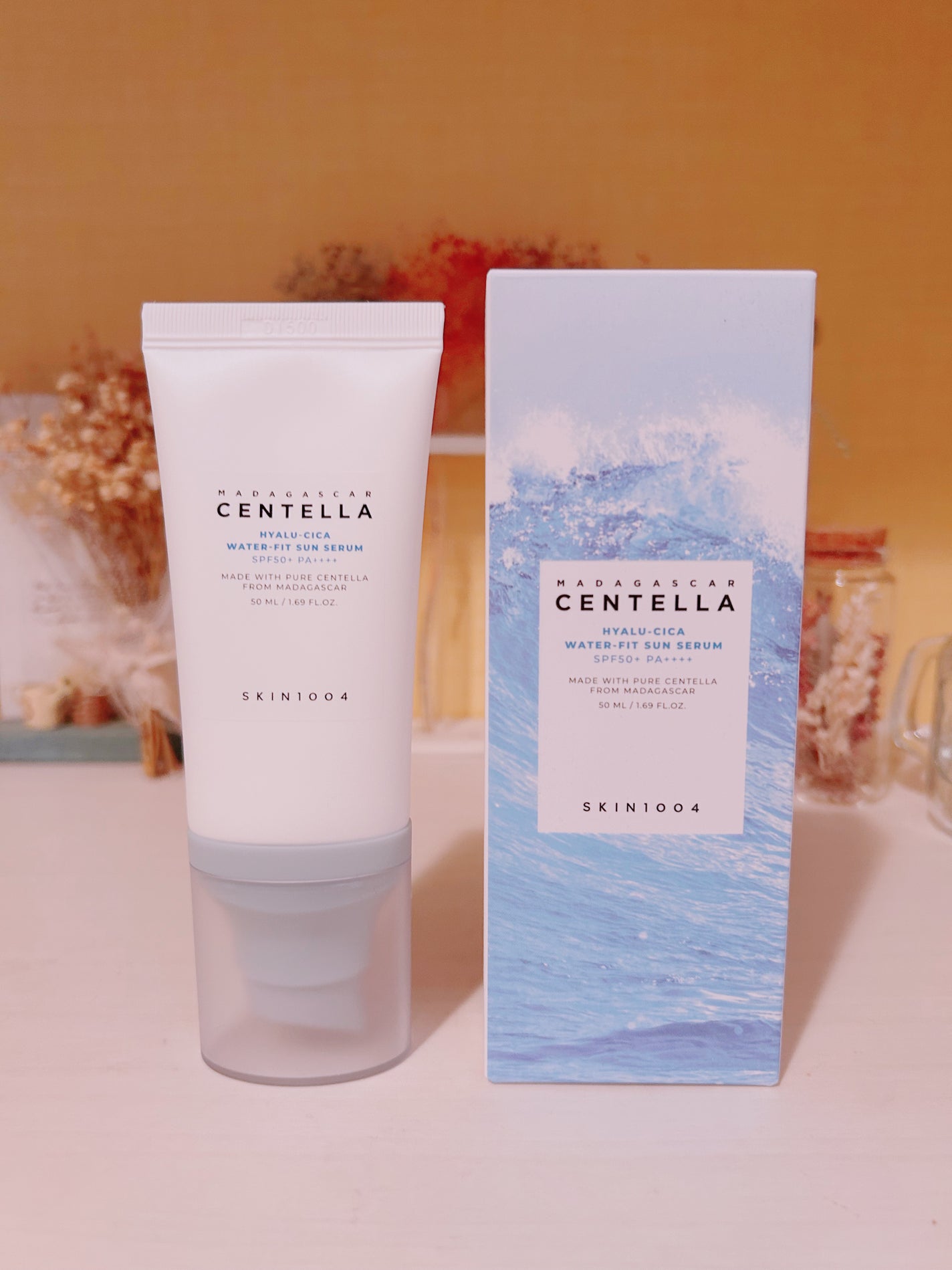 ヒアルーシカ ウォーターフィット サンセラム/SKIN1004/日焼け止めローションを使ったクチコミ(1枚目)