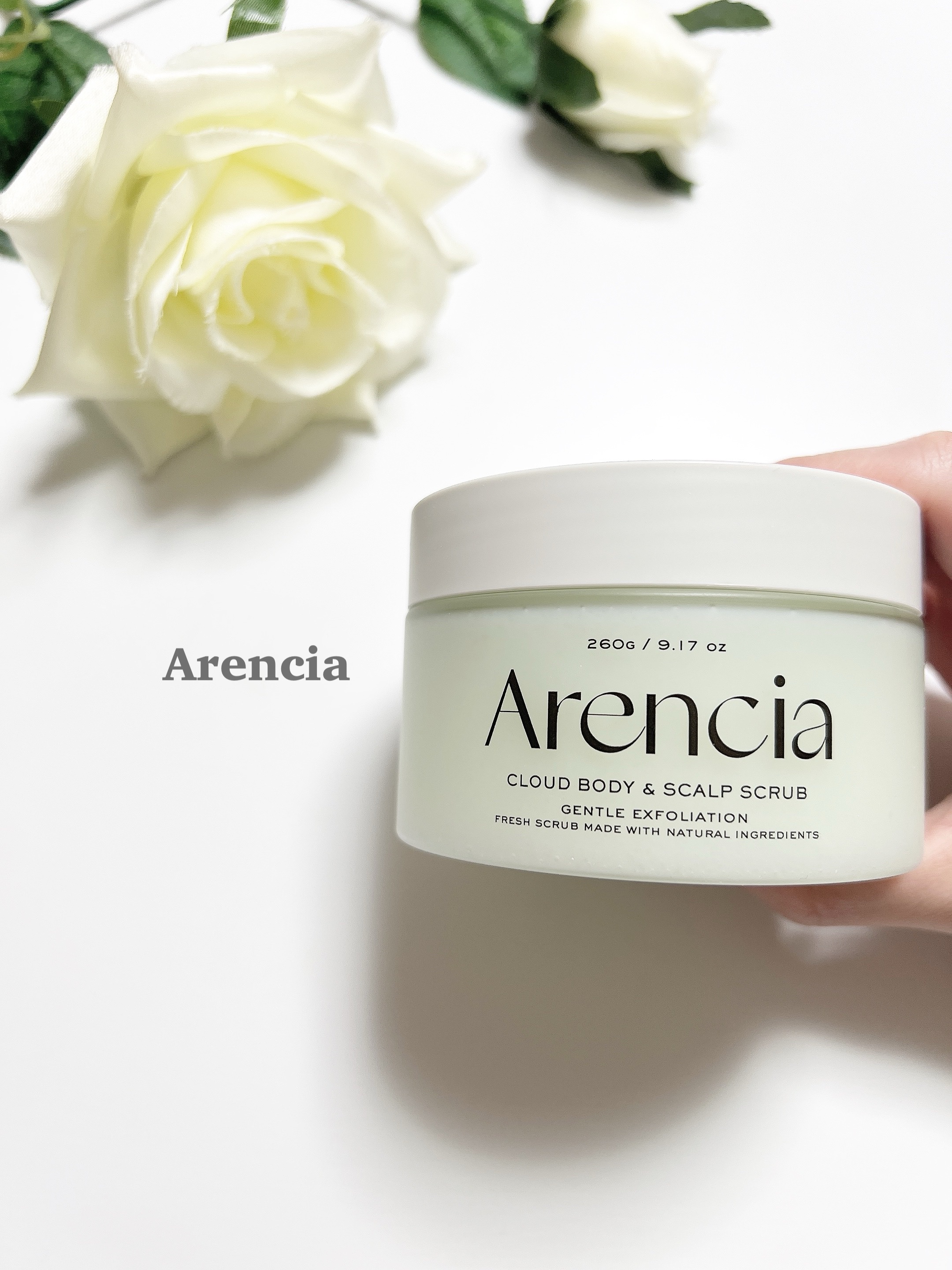 フレッシュクラウドスクラブ ゼラニウム&プリムローズ/アレンシア/ボディスクラブを使ったクチコミ（1枚目）