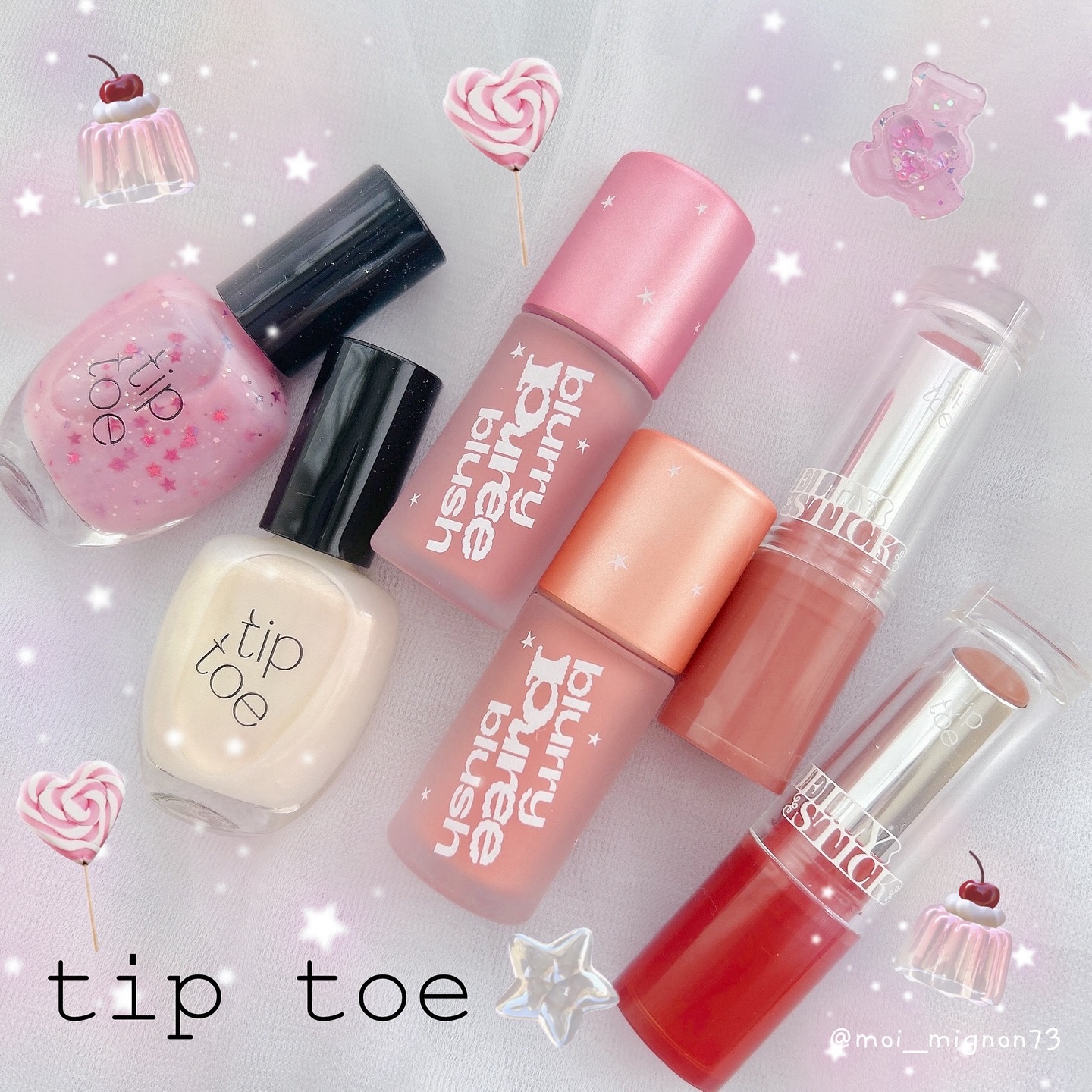 ブラリーピューレチーク F02 ピーチクリーム/tiptoe/リキッドチークを使ったクチコミ（1枚目）