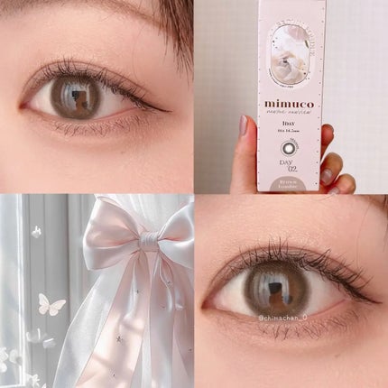 mimuco 1day ブラウンフォンデュ/mimuco/ワンデー(1DAY)カラコンの画像