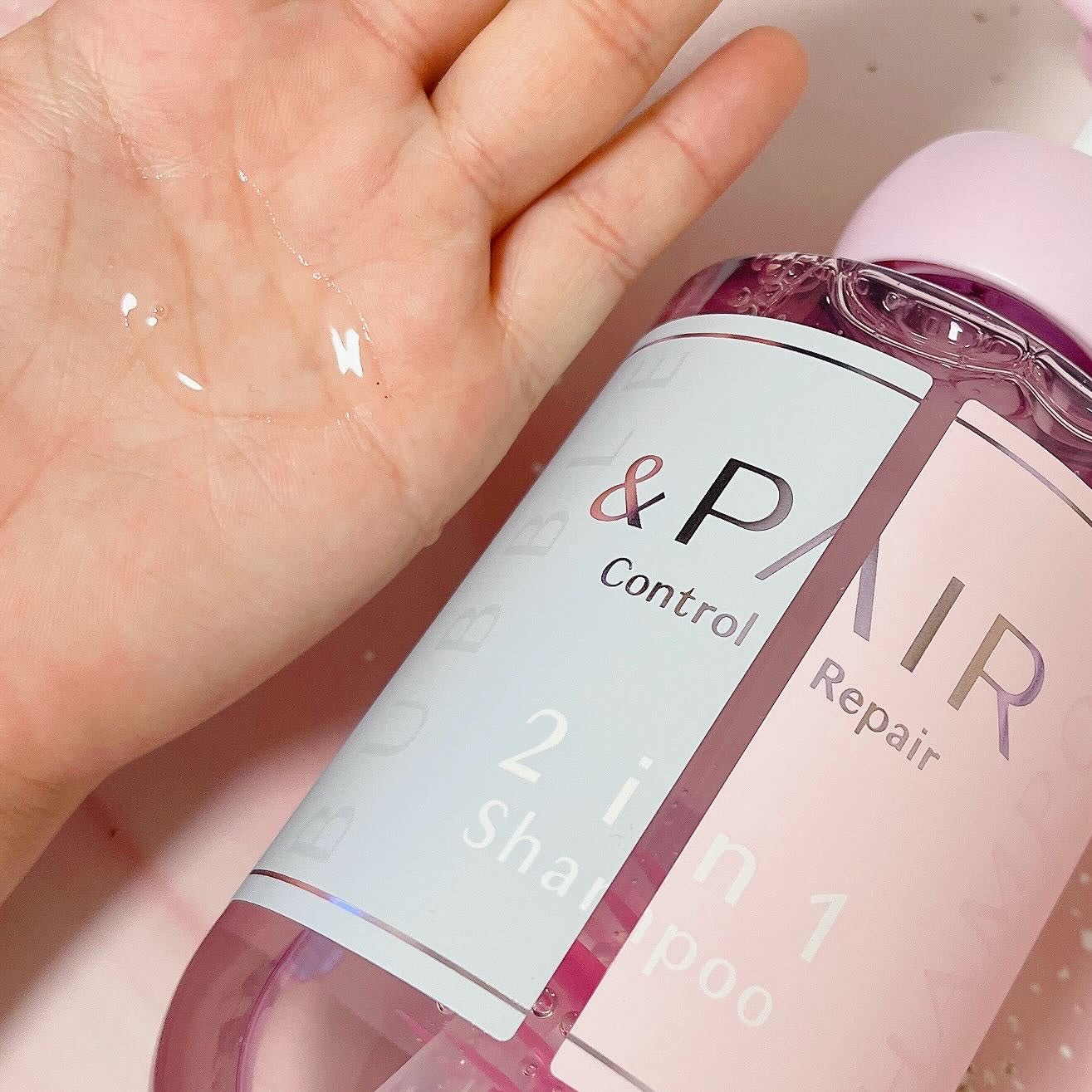 アンドペア コントロール リペア 2in1 シャンプー&ヘアトリートメント/&PAIR/市販シャンプーを使ったクチコミ(2枚目)