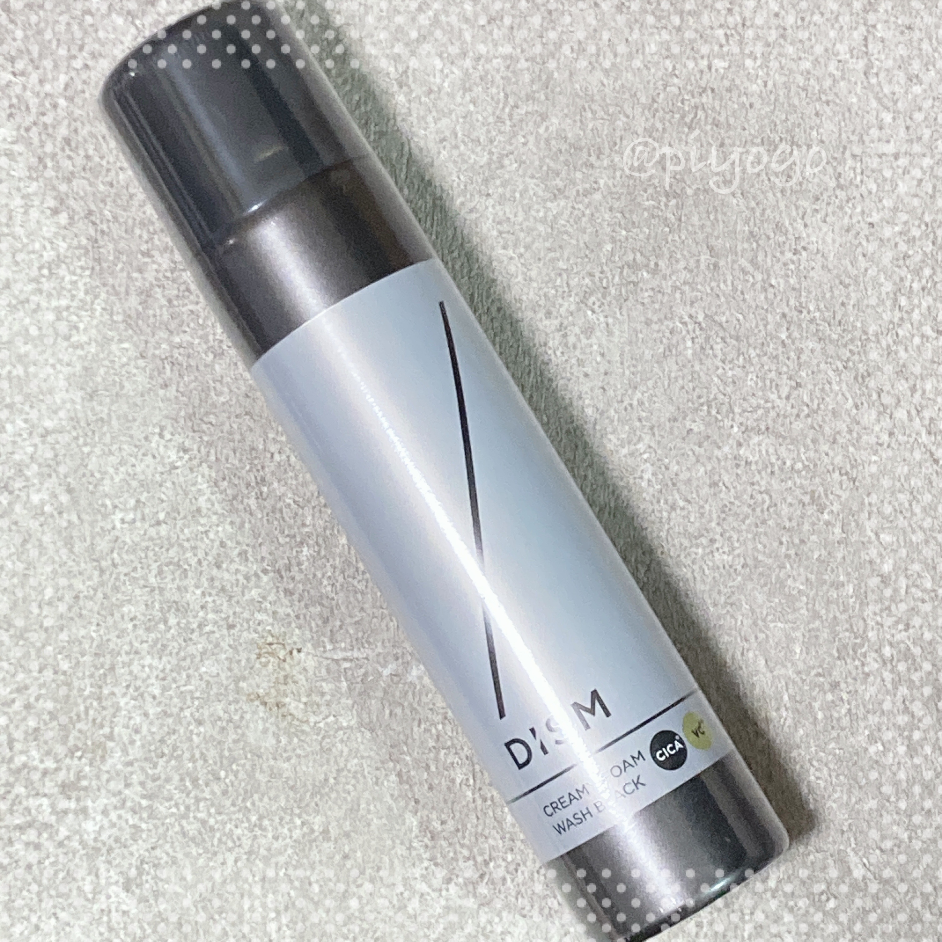 ディズム クリーミーフォームウォッシュ ブラック/DISM/泡洗顔を使ったクチコミ（1枚目）