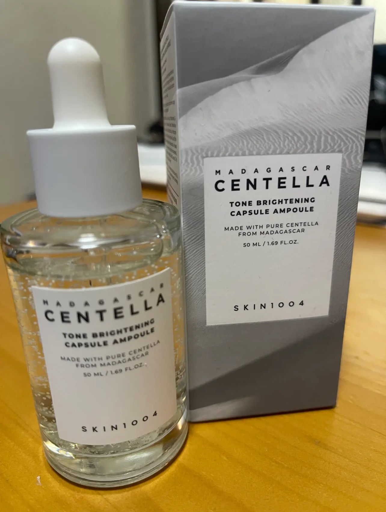 トーンブライトニング カプセルアンプル/SKIN1004/美容液を使ったクチコミ（1枚目）