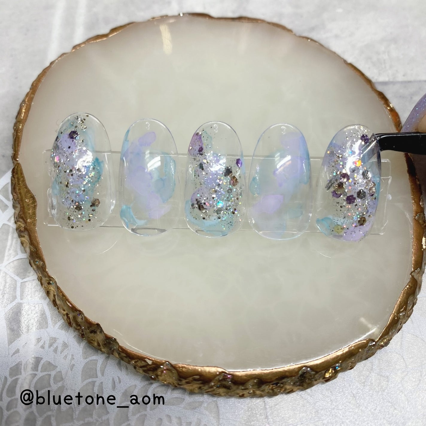 ⋆͛🦖⋆͛aomi on LIPS 「PLANETNAILさん(@planet.jp)×インクアート..」(5枚目)