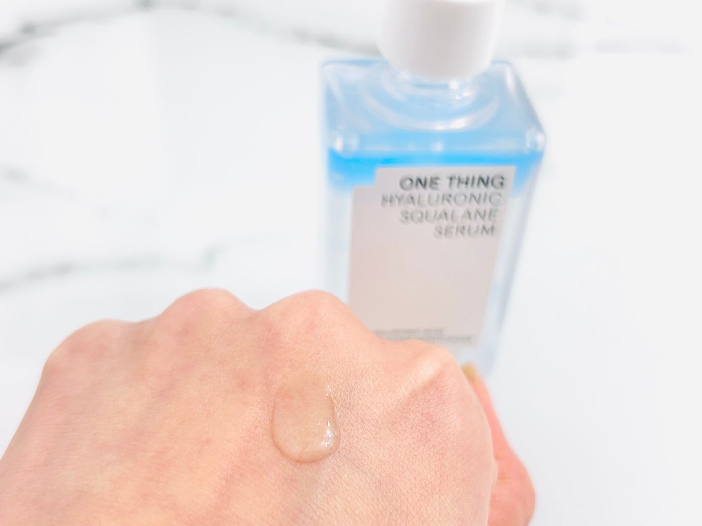 ヒアルロニックスクワランセラム/ONE THING/美容液を使ったクチコミ(3枚目)