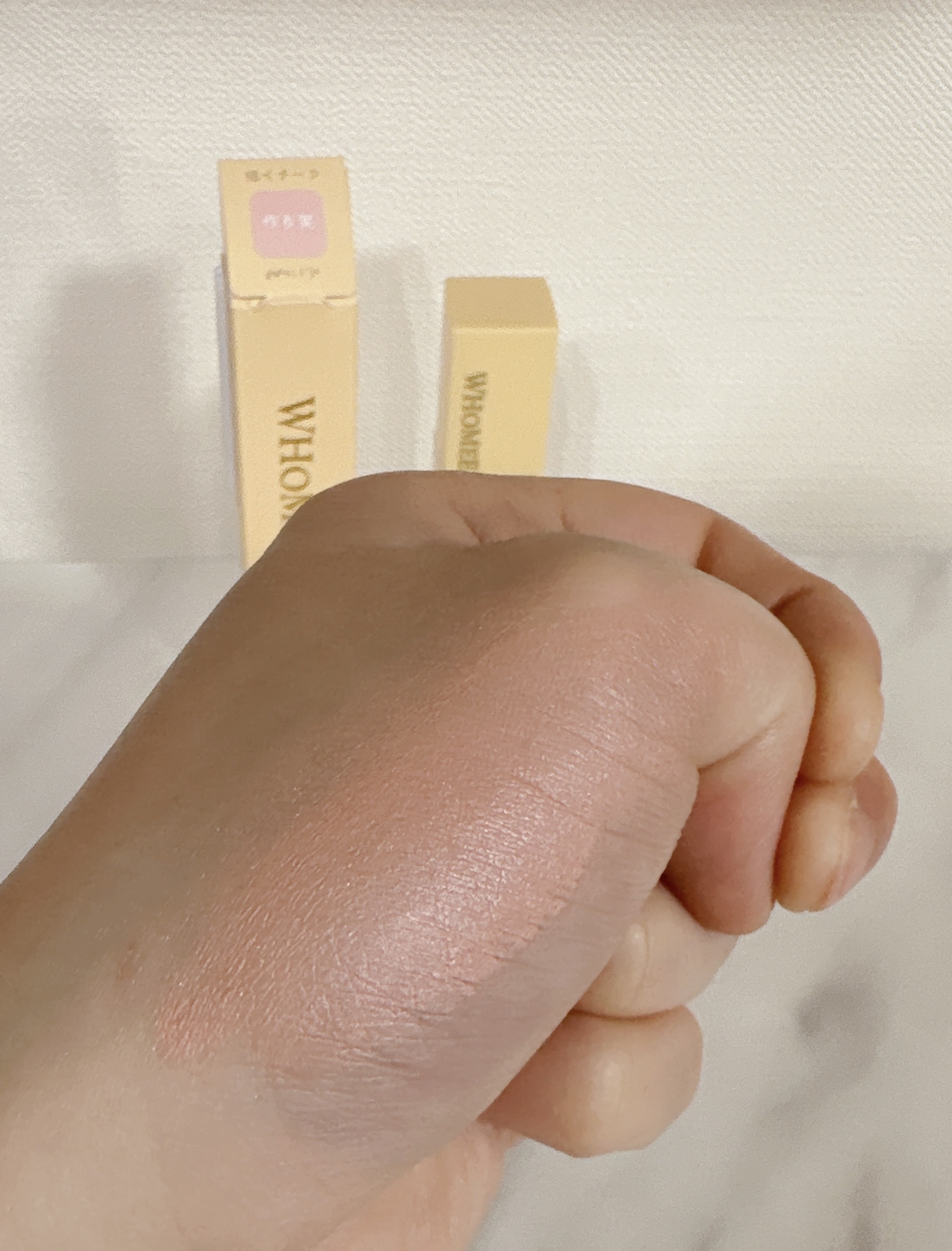 フーミー　描くチーク/WHOMEE/ジェル・クリームチークを使ったクチコミ（3枚目）