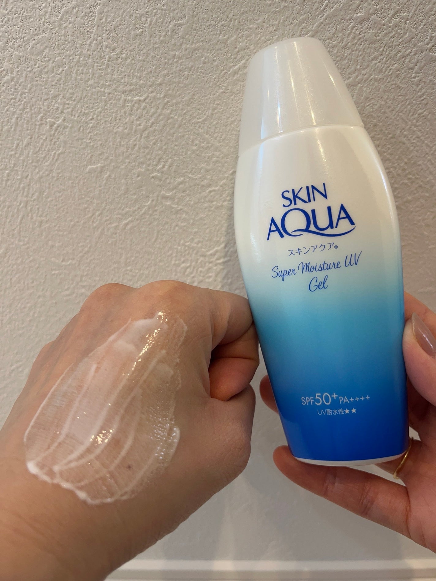 スキンアクア スーパーモイスチャージェル/スキンアクア/日焼け止めジェルを使ったクチコミ(2枚目)
