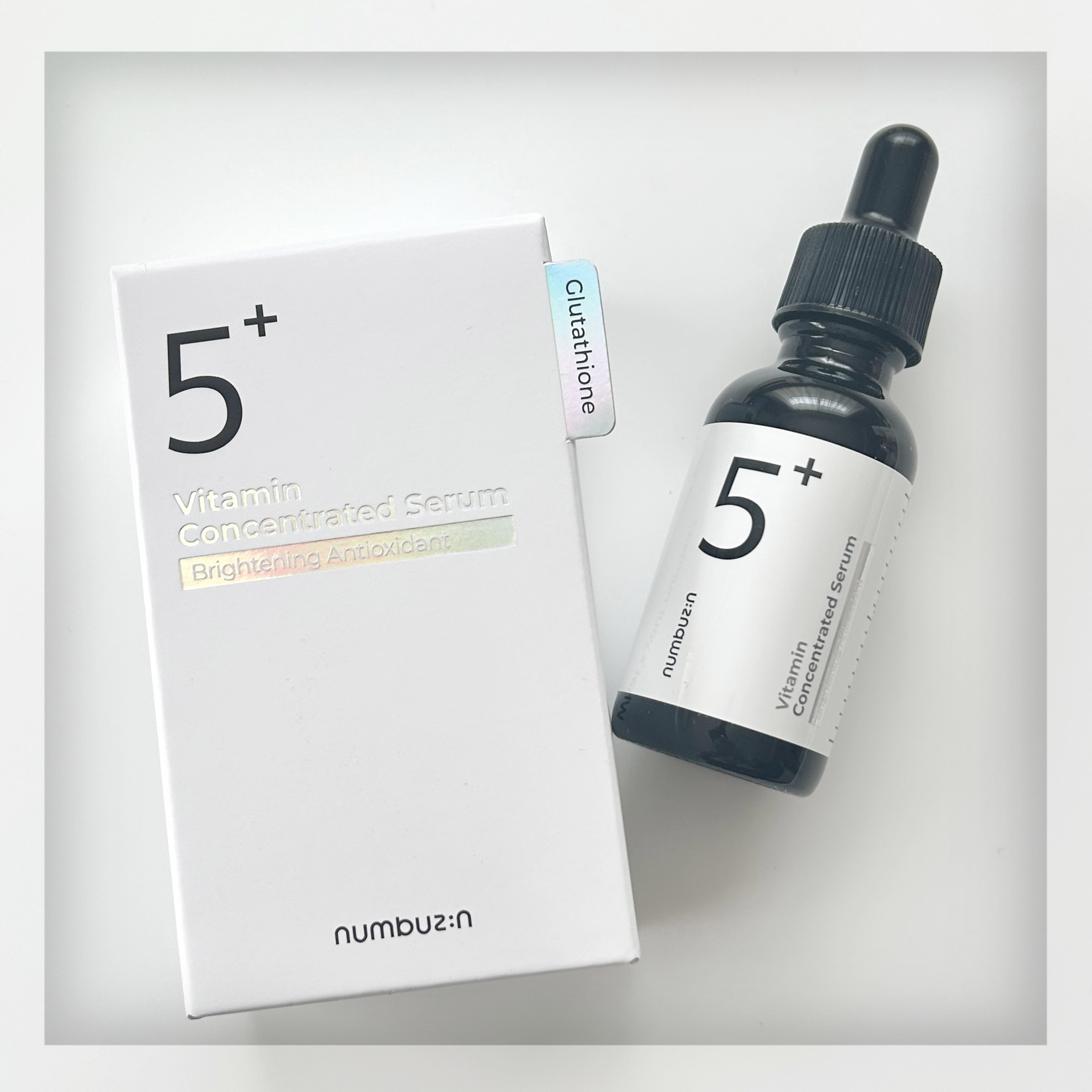 5番 白玉グルタチオンＣ美容液/numbuzin/美容液を使ったクチコミ（1枚目）
