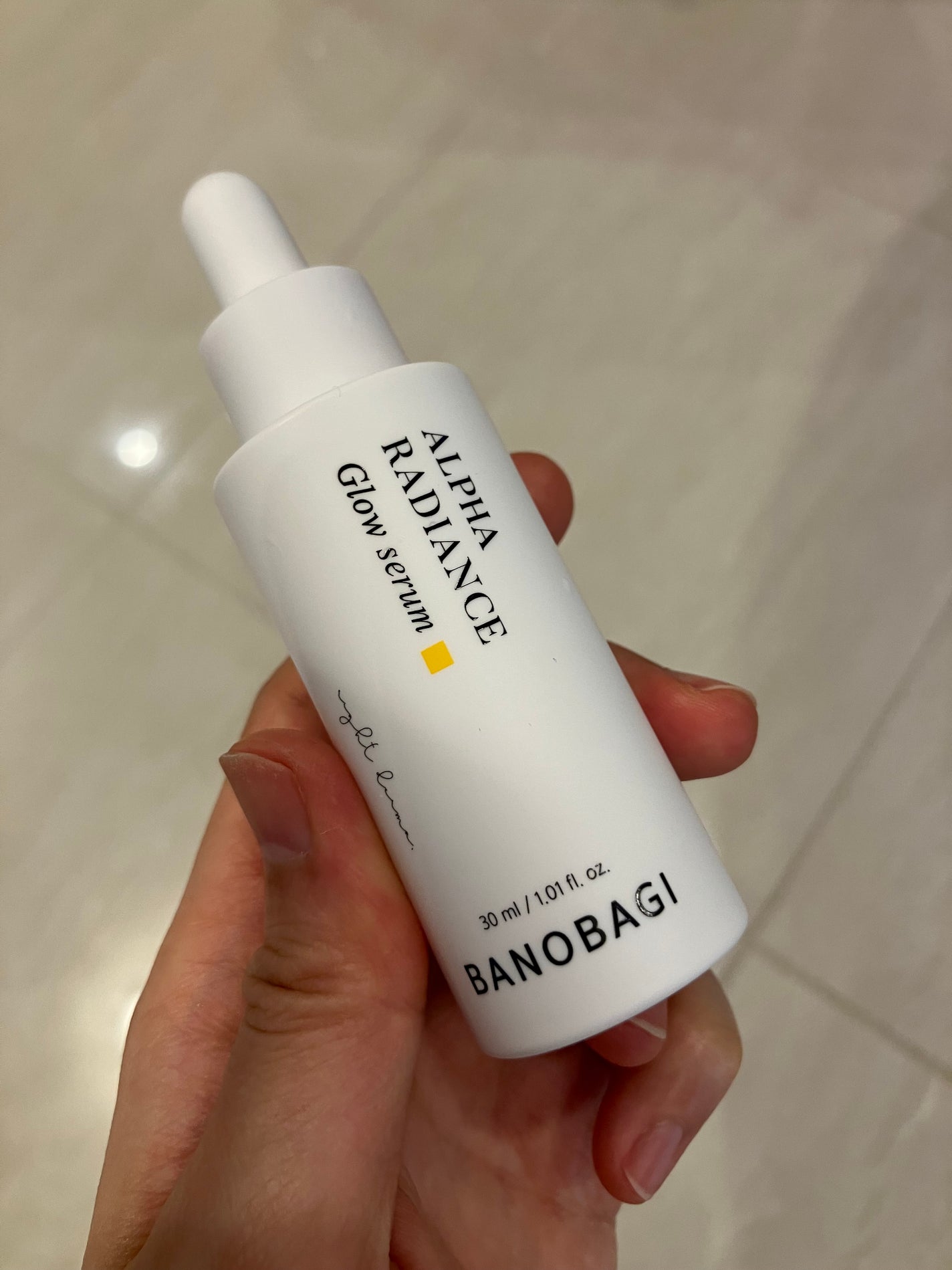 アルファラディアンスグローセラム/BANOBAGI/美容液を使ったクチコミ(1枚目)